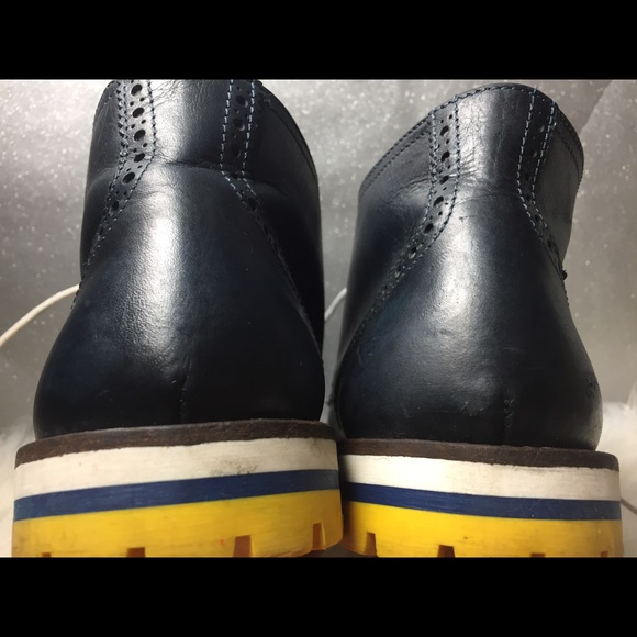 💙ANDRE Leather Lace Up Uncle Boots - Picture 4 of 7